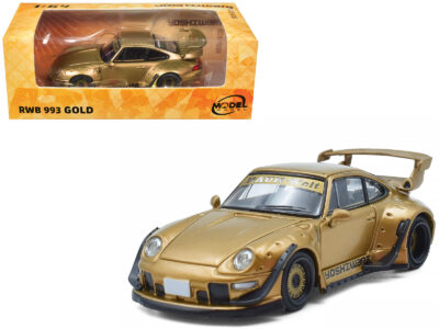 RWB 993 "Yoshiwara" Gold Metallic 1/64 Diecast Model Car by Model Model