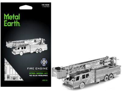 Model Kit Fire Engine "Fort Johnson Tower 6" (Moderate Difficulty) Steel Model by Metal Earth
