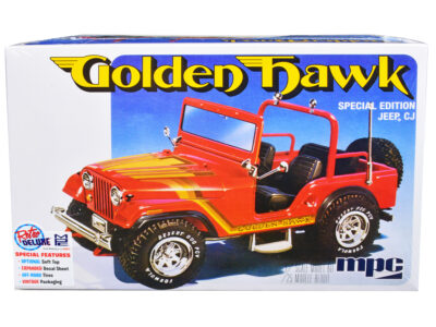 Skill 2 Model Kit 1981 Jeep CJ5 Golden Hawk 1/25 Scale Model Car by MPC