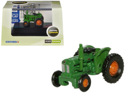 Fordson Tractor Green with Orange Wheels 1/148 (N) Scale Diecast Model Car by Oxford Diecast