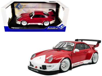 2020 RWB Bodykit "Porco Rosso" Red and White 1/18 Diecast Model Car by Solido