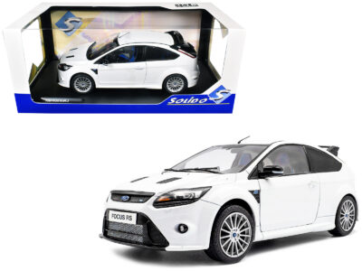 2009 Ford Focus RS MK2 Frozen White 1/18 Diecast Model Car by Solido