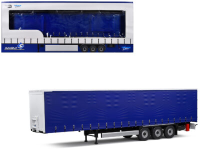 Tarpaulin Trailer Blue "Truck Edition" Series 1/24 Diecast Model Car by Solido