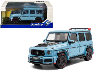 2021 Brabus Rocket 900 China Blue with Black Hood 1/43 Diecast Model Car by Solido