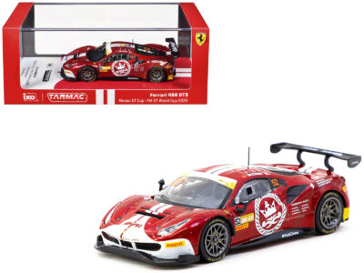 Ferrari 488 GT3 #52 Chen Weian "Harmony Racing" "Macau GT Cup" (2023) "Hobby64" Series 1/64 Diecast Model Car by Tarmac Works