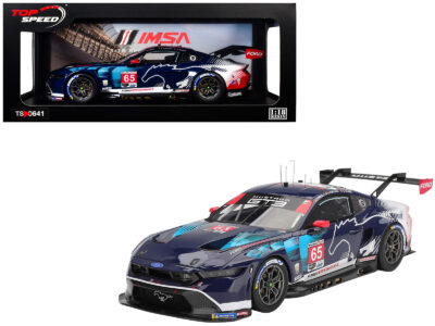 Ford Mustang GT3 #65 Christopher Mies - Dennis Olsen - Frederic Vervisch "Ford Multimatic Motorsports" GTD Pro Class Winner IMSA "24 Hours of Daytona" (2025) 1/18 Model Car by Top Speed