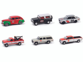 "Texaco Special Edition" Series 1 Set of 6 pieces 1/64 Diecast Model Cars by Greenlight #2