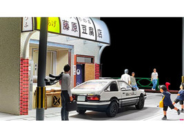 Akina Tofu Shop Diorama Set "American Diorama X G-Fans" Series for 1/64 Scale Models by American Diorama #4