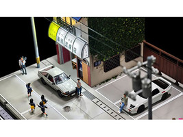Akina Tofu Shop Diorama Set "American Diorama X G-Fans" Series for 1/64 Scale Models by American Diorama #3
