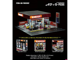 Eneos Japan Gas Station Diorama Set "American Diorama X G-Fans" Series for 1/64 Scale Models by American Diorama #5