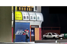 Akina Tofu Shop Diorama Set "American Diorama X G-Fans" Series for 1/64 Scale Models by American Diorama #5