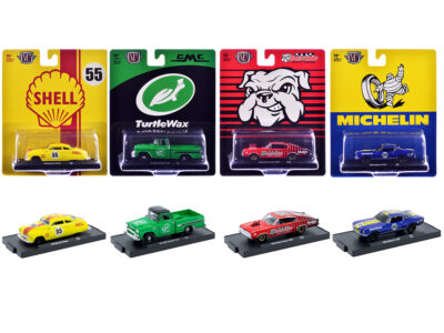 "Auto-Drivers" Set of 4 pieces in Blister Packs Release 132 Limited Edition to 8000 pieces Worldwide 1/64 Diecast Model Cars by M2 Machines