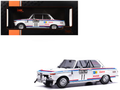 BMW 2002 #11 Achim Warmbold - Jean Todt "RAC Rally" (1973) 1/18 Diecast Model Car by IXO Models
