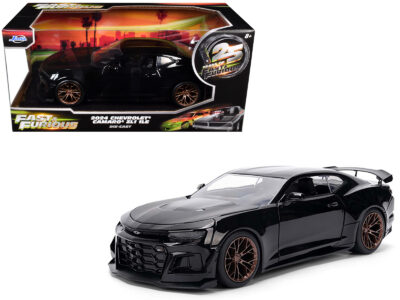 2024 Chevrolet Camaro ZL1 1LE Black "Fast X" (2023) Movie "Fast & Furious 25th Anniversary" Series 1/24 Diecast Model Car by Jada