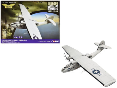 Consolidated PBY-5 Catalina Patrol Aircraft "Miss Pick Up 5th ERS 8th AF Halesworth" (1945) United States Army Air Forces "The Aviation Archive" Series 1/72 Diecast Model by Corgi
