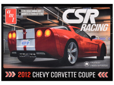 Skill 2 Model Kit of 2012 Chevrolet Corvette Coupe "CSR Racing" 1/25 Scale Model by AMT
