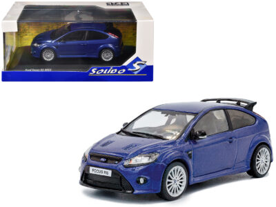 2010 Ford Focus MKII RS Indianapolis Blue Metallic 1/43 Diecast Model Car by Solido