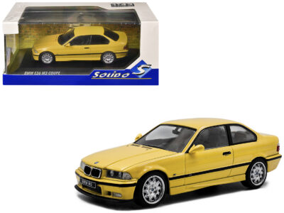 1999 BMW E36 M3 Coupe Dakar Yellow 1/43 Diecast Model Car by Solido