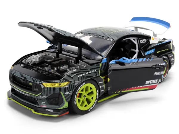 Ford Mustang RTR #25 Vaughn Gittin Jr. "Formula Drift PRO Championship" (2025) with Lights "RTR Vehicles" Series 1/24 Diecast Model Car by Jada #2