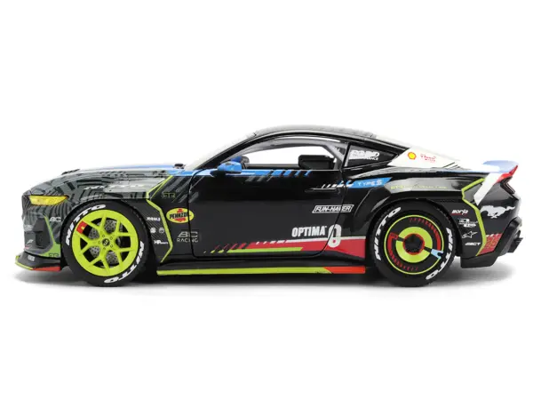 Ford Mustang RTR #25 Vaughn Gittin Jr. "Formula Drift PRO Championship" (2025) with Lights "RTR Vehicles" Series 1/24 Diecast Model Car by Jada #3