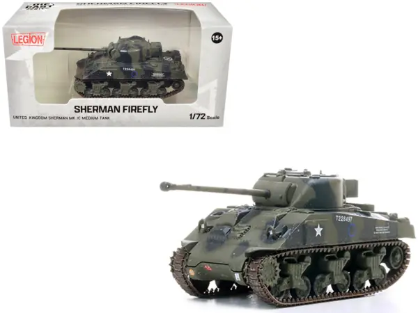 Sherman Firefly Mk.VC Medium Tank "Polish 1st Armoured Division Black Devils Battle of Falaise France" (1944) Polish Armed Forces in the West 1/72 Diecast Model by Legion #1