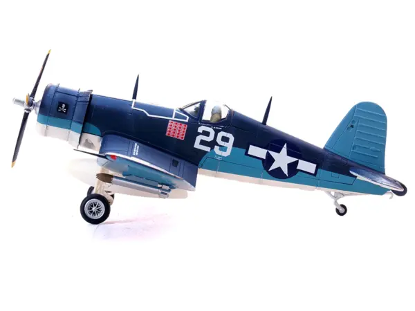 Vought F4U-1A Corsair Fighter Aircraft "Ace Ira Kepford VF-17 Jolly Rogers Bougainville Solomon Islands" (1944) United States Navy 1/72 Diecast Model by Legion #2