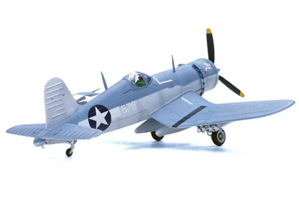 Vought F4U-1A Corsair Fighter Aircraft "Marines Dream Capt. Edwin Olander VMF-214 Black Sheep Vella Lavella Solomon Islands" (1943) United States Marine Corps 1/72 Diecast Model by Legion #3