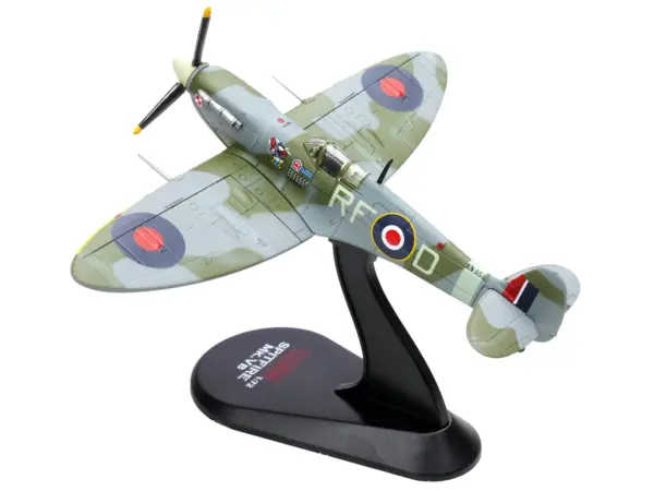 Supermarine Spitfire Mk Vb Fighter Aircraft "EN951 Ace Jan Zumbach No. 303 Polish Kosciuszko Squadron" (1943) Royal Air Force 1/72 Diecast Model by Legion #5
