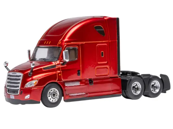 2018 Freightliner Cascadia Truck Tractor Red Metallic 1/64 Diecast Model by IXO Models #2