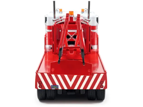 1987 Freightliner FLA Tow Truck Red and White 1/43 Diecast Model by IXO Models #4
