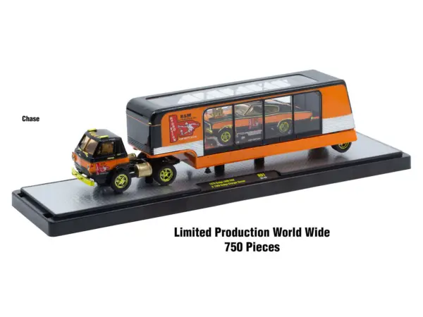 Auto Haulers Set of 3 Trucks Release 91 Limited Edition to 8000 pieces Worldwide 1/64 Diecast Model Cars by M2 Machines #3