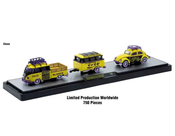 Auto Haulers "Coca-Cola" Set of 3 pieces Release 43 Limited Edition to 6200 pieces Worldwide 1/64 Diecast Models by M2 Machines #5