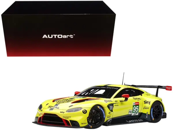 2018 Aston Martin Vantage GTE #95 Sorensen - Thiim - Turner Le Mans PRO 1/18 Model Car by Autoart #1