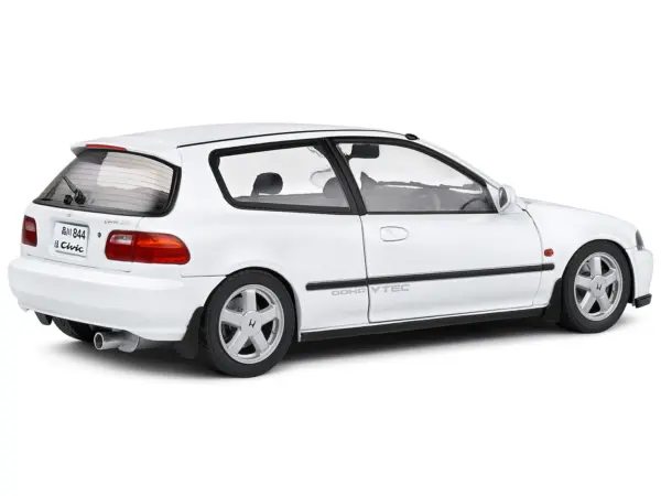 1991 Honda Civic (EG6) RHD (Right Hand Drive) Frost White 1/18 Diecast Model Car by Solido #5