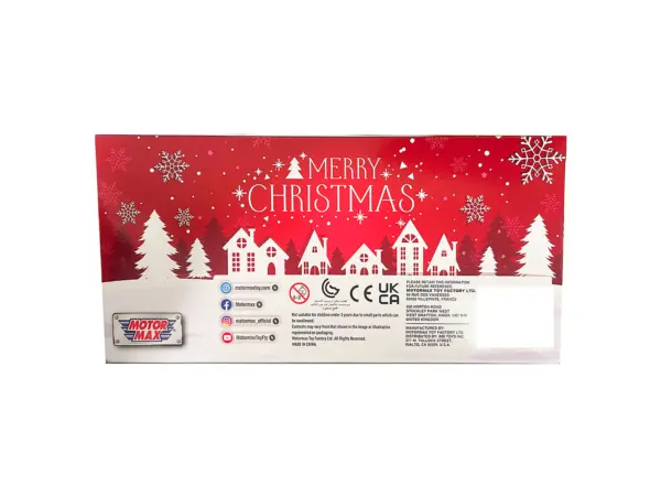 1940 Ford Pickup Truck Red "Merry Christmas" with Tree Accessory 1/24 Diecast Model Car by Motormax #2