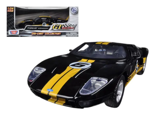 Ford GT #6 GT Racing 1/24 Diecast Car Model by Motormax #1