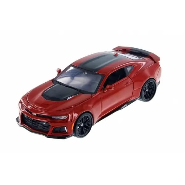 2017 Chevrolet Camaro ZL1 Burgundy 1/24 Diecast Car Model by Motormax #2