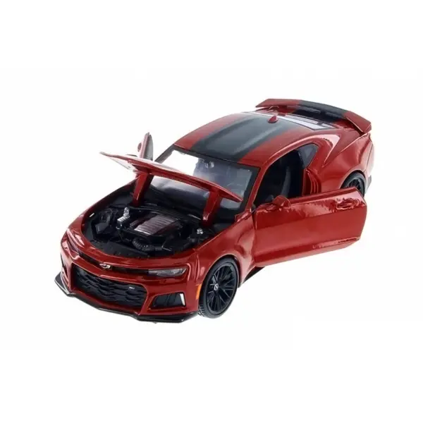2017 Chevrolet Camaro ZL1 Burgundy 1/24 Diecast Car Model by Motormax #3