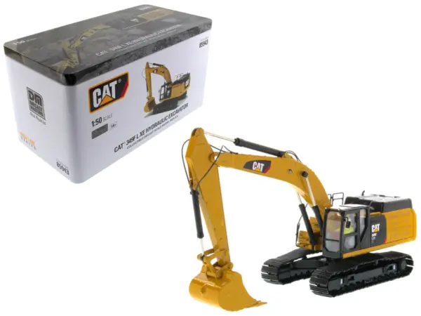 CAT Caterpillar 349F L XE Hydraulic Excavator with Operator "High Line" Series 1/50 Diecast Model by Diecast Masters #1