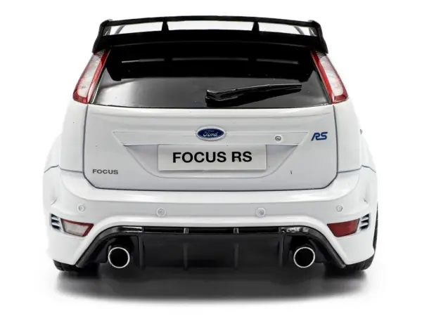 2009 Ford Focus RS MK2 Frozen White 1/18 Diecast Model Car by Solido #5