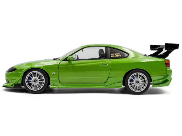 1999 Nissan Silvia S15 Spec-R Aero RHD (Right Hand Drive) "Never Satisfied" Green Metallic 1/18 Diecast Model Car by Solido #3