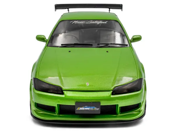 1999 Nissan Silvia S15 Spec-R Aero RHD (Right Hand Drive) "Never Satisfied" Green Metallic 1/18 Diecast Model Car by Solido #5