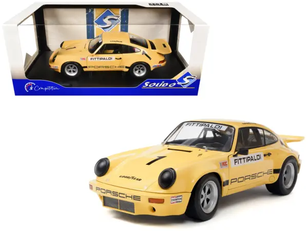 Porsche 911 IROC #1 Emerson Fittipaldi "International Race of Champions" (1974) "Competition" Series 1/18 Diecast Model Car by Solido #1