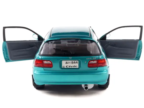 1991 Honda Civic (EG6) RHD (Right Hand Drive) Aztec Green Metallic 1/18 Diecast Model Car by Solido #4