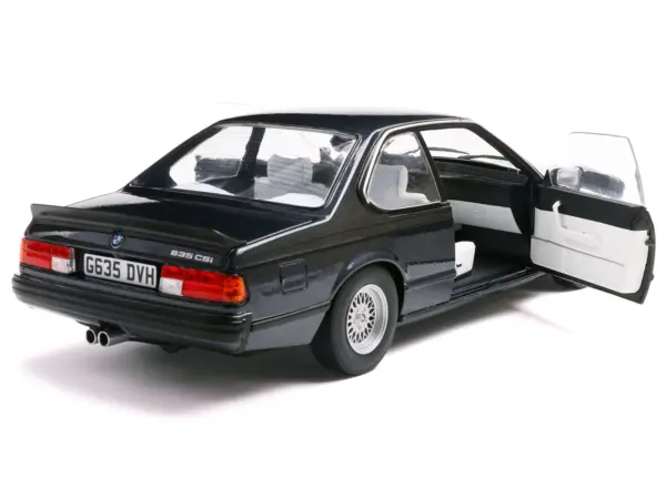 1984 BMW 635 CSI (E24) Macau Blue Metallic 1/18 Diecast Model Car by Solido #5