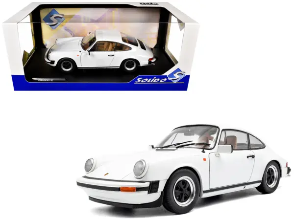 1974 Porsche 911 (930) 3.0 SC Grand Prix White 1/18 Diecast Model Car by Solido #1