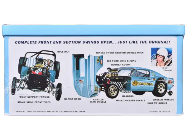 Skill 2 Model Kit Ohio George's Malco Gasser with Collector's Tin 1/25 Scale Model by MPC #3