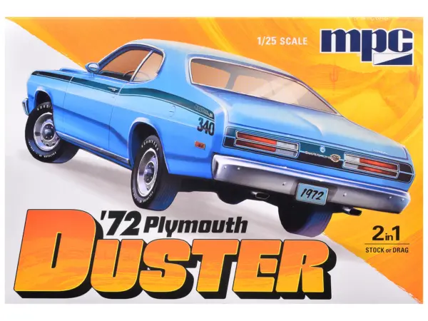 Skill 2 Model Kit 1972 Plymouth Duster 2-in-1 Kit 1/25 Scale Model by MPC #1
