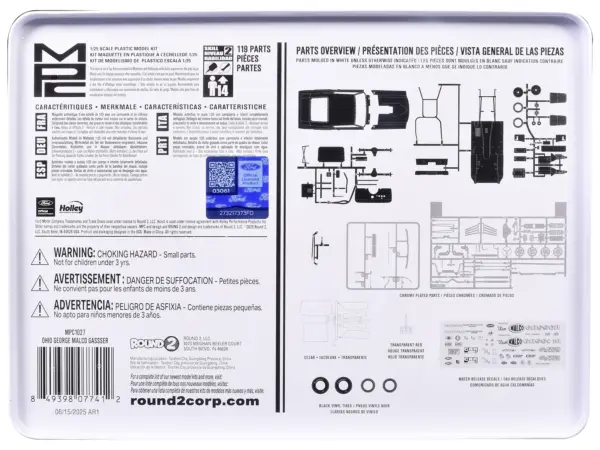 Skill 2 Model Kit Ohio George's Malco Gasser with Collector's Tin 1/25 Scale Model by MPC #4