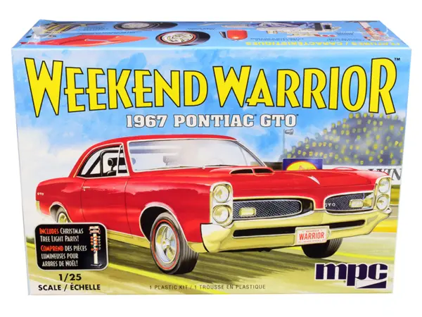 Skill 3 Model Kit 1967 Pontiac GTO "Weekend Warrior" 3 in 1 Kit 1/25 Scale Model by MPC #1